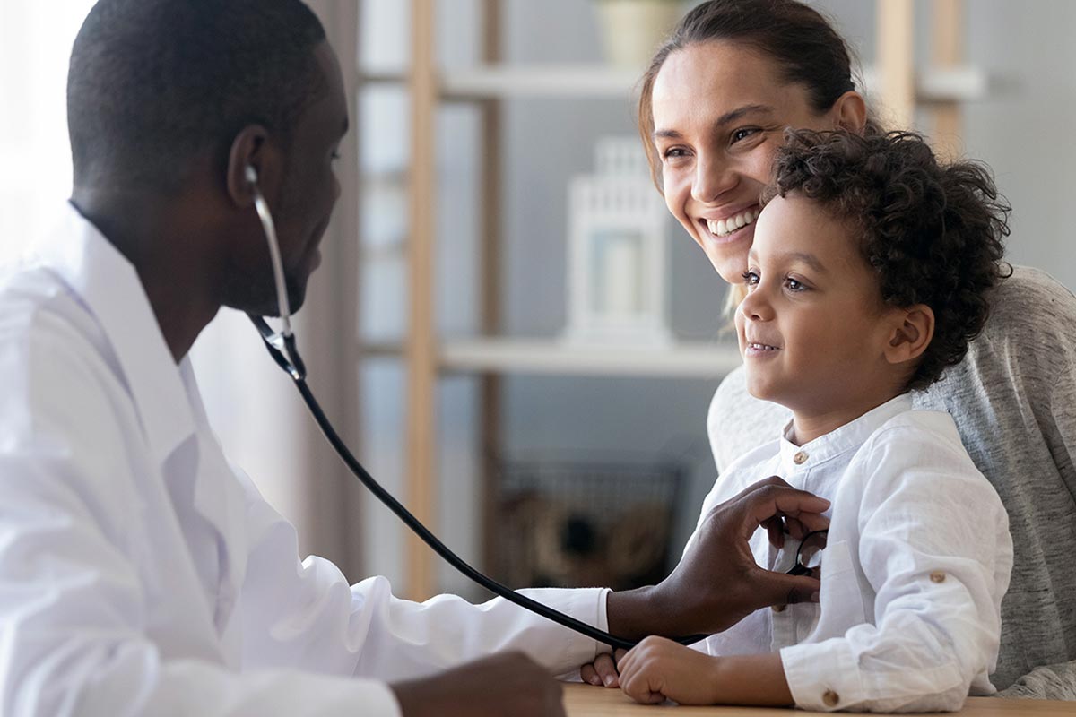 primary care doctor and family