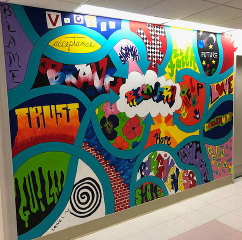 1 Doty patients designed and created this unit mural