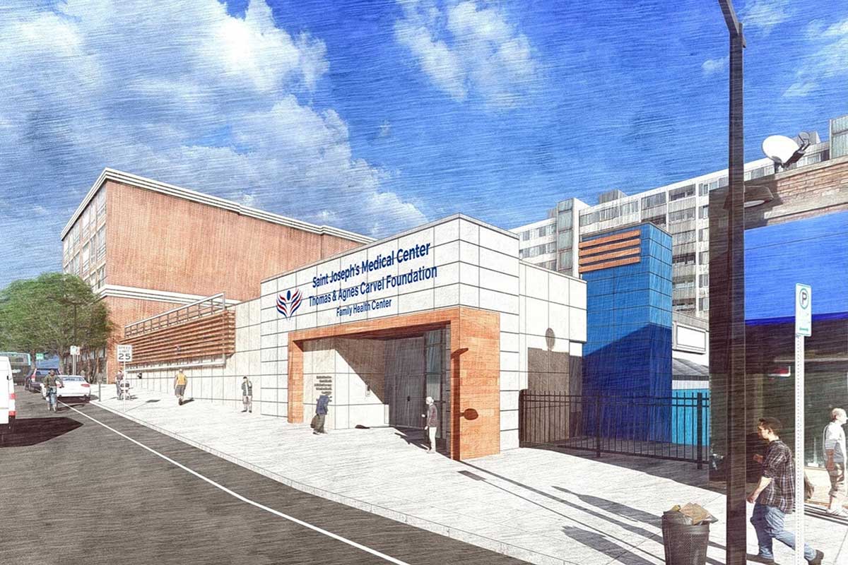 Rendering of St. Joseph's Family Health Center